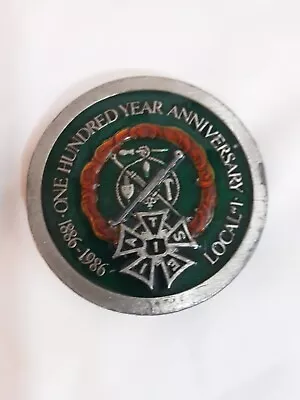 100 YEAR ANNIVERSARY BELT BUCKLE Local #1  I A T S E  Theatrical Employees • $20