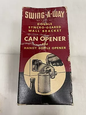 Swing A Way Can Opener Model 507 In Box Old Stock St Louis Missouri Swingaway • $25