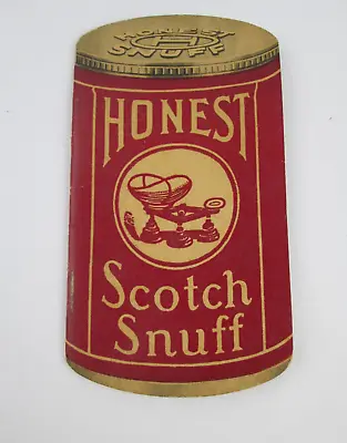 Vtg Honest Scotch Snuff Can Notepad 1942/1943 Calendars Advertising Quotes USA • $19.99