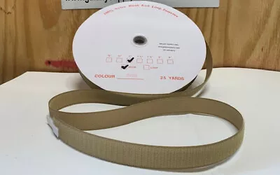 Hook And Loop Fastener Tape 1  Beige Color  25 Y Per Roll Sold By 1 Set Sew On • $44