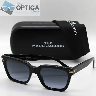Marc Jacobs 1010/S 807 Women's Black Frame Gray Gradient Lenses Sunglasses 54mm • $79