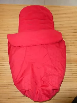 £24.99 • Buy Mothercare Orb/ Spin Footmuff/Cosytoes For Seat Unit Pushchair Red Fit Journey