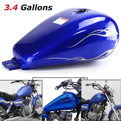 Blue Motorcycle 3.4 Gallons Fuel Gas Tank For Honda CMX250 CMX 250 Rebel 85-2016 • $102.95
