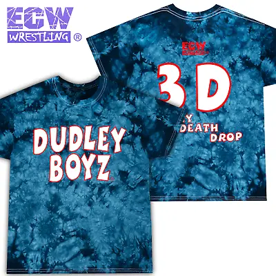 ECW Dudley Boyz  3D Death Drop  Tie-Dye WWF WWE Invasion Hardcore Shirt S-2XL • $54.99