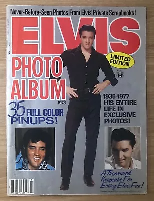 Elvis Presley Photo Album Magazine Collector’s Edition 1978 King Of Rock N Roll • $10