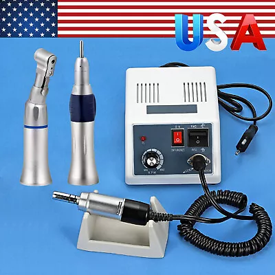 Dental Lab Fit Marathon Electric Micromotor/35K RPM Motor/Contra Angle/Straight • $16.99