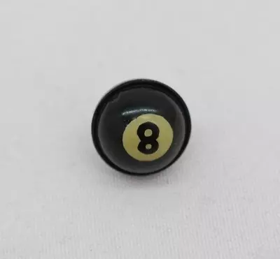 Vintage Pool 8 Ball Clasp Button    TF • $10.91