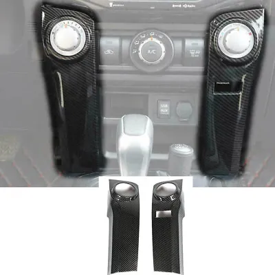 Center Control Dash Air Conditioner AC Cover Trim Bezels For 4runner 10+ Carbon  • $27.99