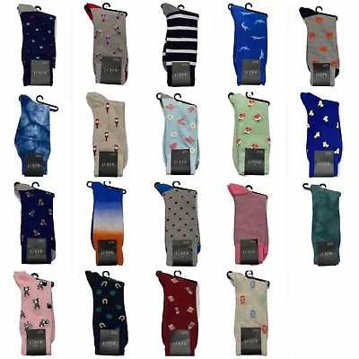 NWT J CREW Men's Socks One Size Assorted Colors/Prints Casual Novelty #J3 • $12.75