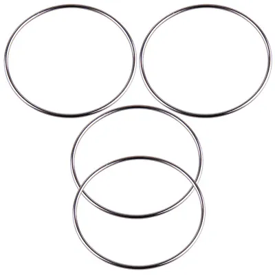 £5.40 • Buy 4 Chinese Magic Trick Linking Rings Set Lock Party Show Stage 10cm Diameter @
