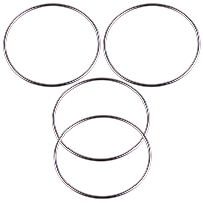 £5.40 • Buy 4 Chinese Magic Trick Linking Rings Set Lock Party Show Stage 10cm Diameter @