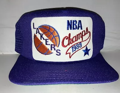 Vtg 1988 Los Angeles Lakers Snapback Hat Cap Rare 80s NBA Basketball Magic Rare • $39.99