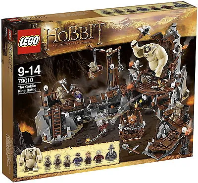 NEW IN BOX LEGO The Hobbit: The Goblin King Battle - 79010 - 841 Pieces RETIRED • $499.95