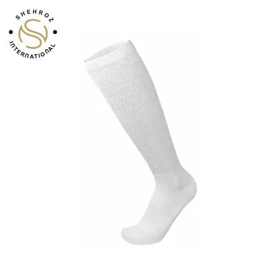 6 Pairs Men's Diabetic Knee High Socks Over The Calf Circulatory Health Cotton • $15.99