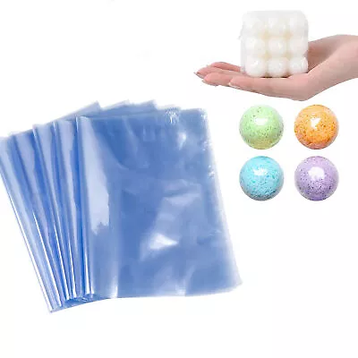 100 Pcs Heat Shrink Film Wrap Bags PVC Packing Seal Gift Pack 12 X16  8 X12  • $14.69