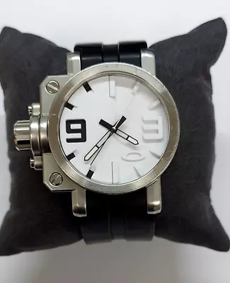 Oakley Gearbox Men's Watch White Dial 10-064 • $1000