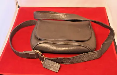 Vintage Coach 4919 Sonoma Small Crossbody Flap Bag Pebbled Leather   AGED BLACK • $40