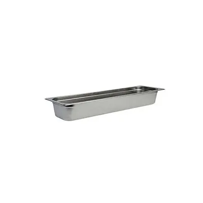 Gastronorm 2/4 Stainless Steel Containers Bain Marie Food Pan FREE DELIVERY • £26.47