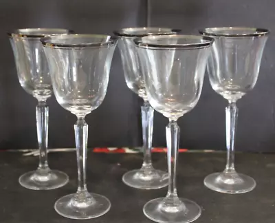 Mikasa Briarcliffe 5 Water Glasses 8 3/8  • $42.50