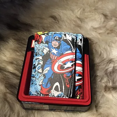 NWT Marvel Comics Men's Trifold Wallet - Captain America • $15.64