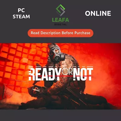 Ready Or Not | PC STEAM | ONLINE • $16.99