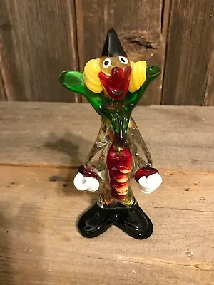 8  Murano Glass Clown Italy Vintage Perfect Condition! • $40