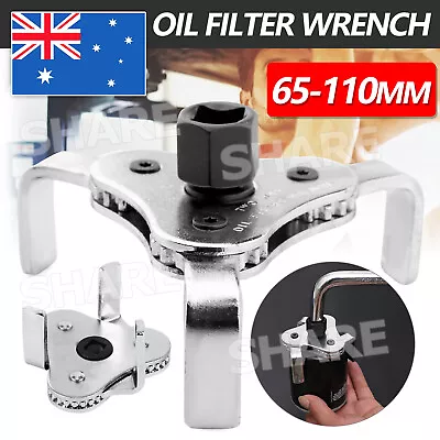 3 Jaw Engine Oil Filter Removal Wrench Tool For Construction Use HOT • $11.45