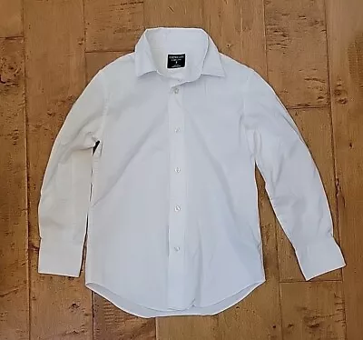 EUC! Crewcuts J Crew Ludlow White  Button Up Shirt 6-7 • $11.99