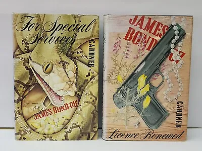 Vintage James Bond Novels × 2 By John Gardner UK 1st Editions - 007 • $29.99