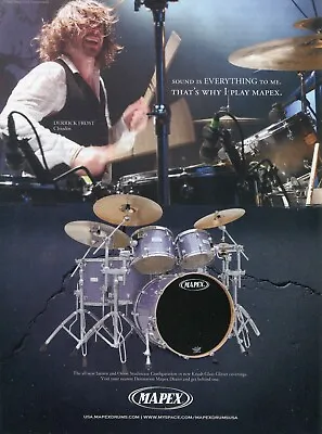 2008 Print Ad Of Mapex Orion & Saturn Drum Kit W Derrick Frost Of Chiodos • $9.99