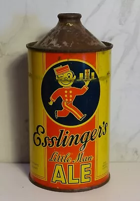 Esslinger's Litte Man Quart Cone Top    Irtp    Philadelphia  Pa • $550