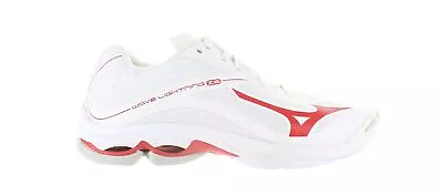 Mizuno Womens Wave Lightning Z6 White Volleyball Shoes Size 8.5 (7613376) • $37.49