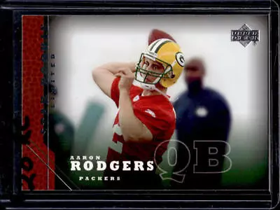 2005 Upper Deck Aaron Rodgers Limited Star Rookie RC #202 Packers • $3