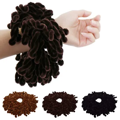 Volumising Scrunchie Velvet Big Hair Tie Bun Clip Hijab Scarf Volumizer Khaleeji • $5.79