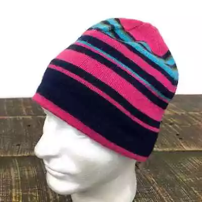 Vintage Patagonia Capilene Striped Beanie Tassel Stocking Cap Knit Hat Italy • $69.99