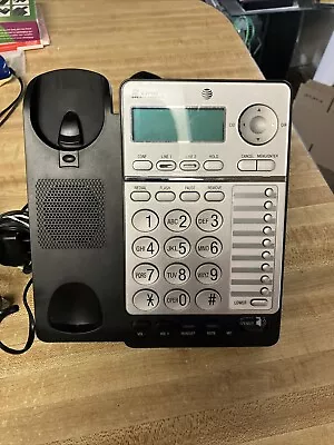 AT&T 2 Line Corded Business Phone With Caller ID/Call Waiting & Speakerphone • $17.95