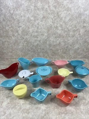 Melmac Melamine Gravy Boat Sugar And Creamer Lot Of 16 Boonton Brookpark • $39.99