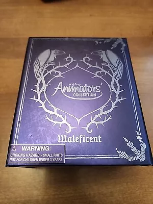 NEW! Disney Animators Collection Maleficent Vinyl Figure. In Box NEVER Removed! • $38