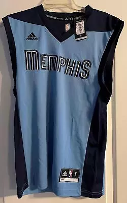 Adidas Authentic NBA Memphis Grizzlies NBA Basketball Jersey Size S NWT LT BLUE • $20