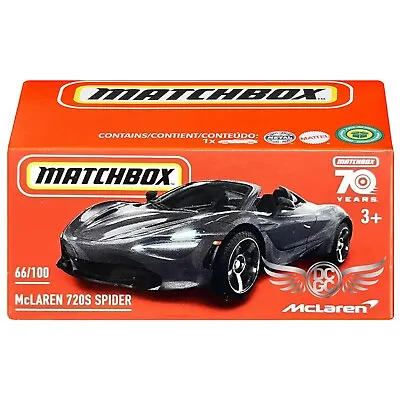 MATCHBOX McLAREN 720S SPIDER IN BOX NEVER OPENED NEW RELEASE - HARD TO FIND • $10.95