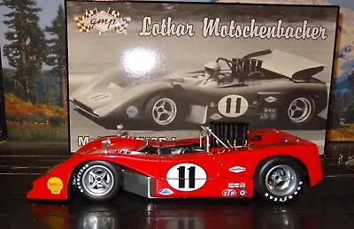 1/18 GMP  McLaren M8B  Low Wing Can Am Series Lothar Motschenbach Red • $185