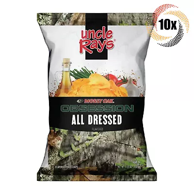 10x Bags Uncle Ray's Mossy Oak Obsession All Dressed Potato Chips | 4.25oz • $37.10