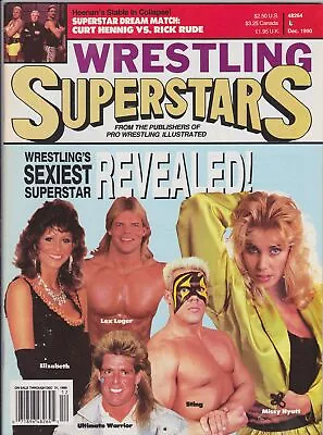 Wrestling Superstars Magazine December 1990 Sexiest Superstar Missy Hyatt WWF • $17.99