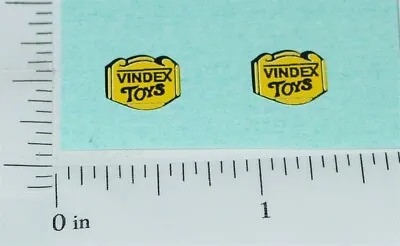 Pair Vindex Cast Iron Toy Replacement Stickers VI-001 • $7.50