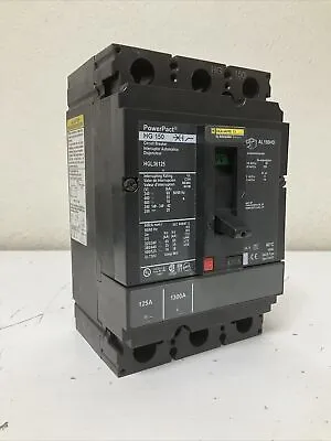 Used Square D HGL36125 125 Amp 3 Pole 600 Amp Breaker • $415