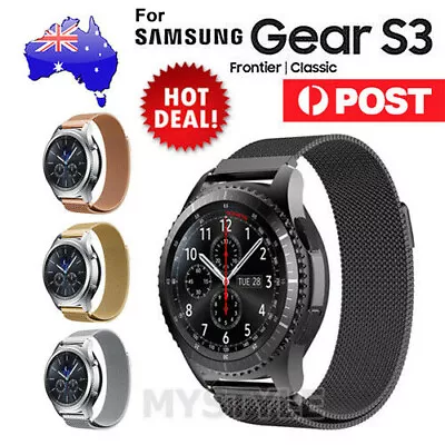 Milanese Magnetic Steel Watch Band Strap For Samsung Gear S3 Frontier Classic OZ • $7.95