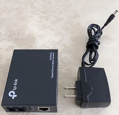 Tp-link Gigabit Ethernet Media Converter Mc200cm • $8