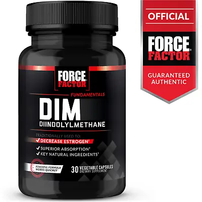 $14.99 • Buy Force Factor DIM, Hormonal Balance And Estrogen Blocker, 30 Capsules