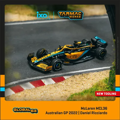 Tarmac Works 1:64 McLaren MCL36 #3 D.Ricciardo Australian Grand Car • $17.88