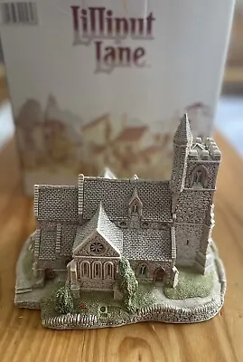 Lilliput Lane Cotages. St. Lawrence Church With Box  1989 Ex. Cond. • £30